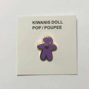 Pin poupée Kiwanis - violet