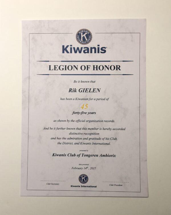 Certificaat "legion of honnor" – Bild 9