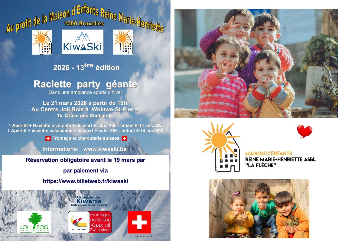13ème « Raclette Party » ~ Kiwaski ~ Kiwanis Bxl Solidarité pour l'Enfance 1 kiwaski new