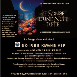 le songe dune nuit dete Soiree KIWANIS