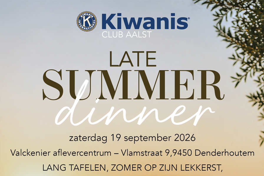 Kiwanis Aalst Late Summer Dinner 1 kiwanis aalst